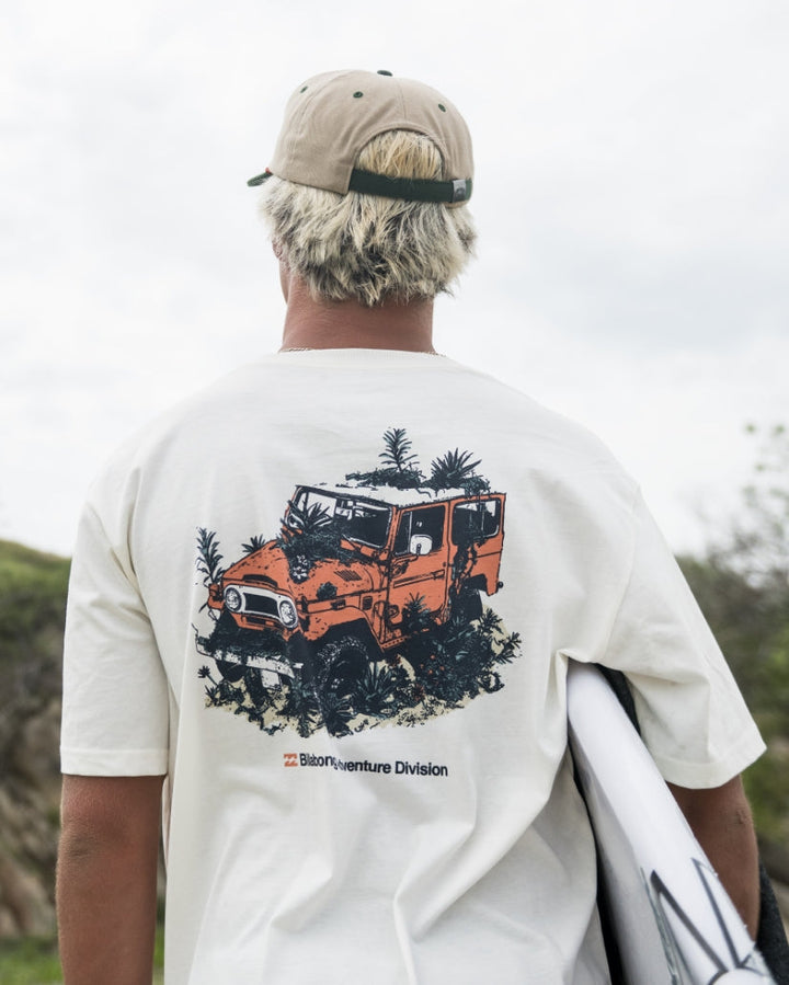 Billabong A/Div Abandon Short Sleeve T-Shirt - Off White - Sun Diego Boardshop