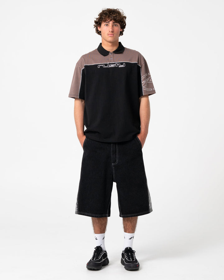 Rusty Diable Jort - Black Out - Sun Diego Boardshop