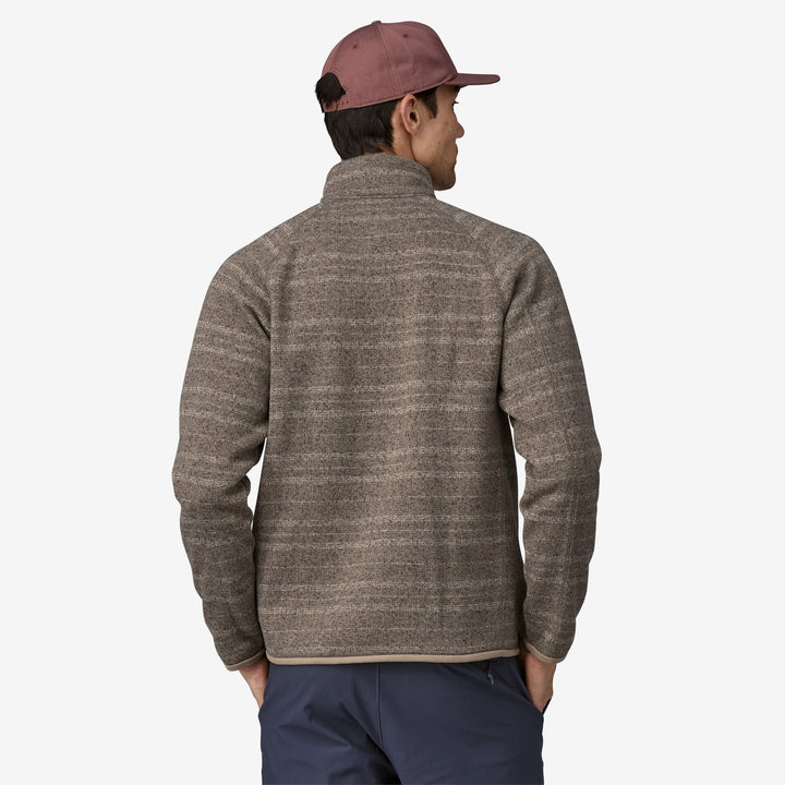 Patagonia Men's Better Sweater 1/4-Zip Fleece - VINYL STRIPE SEABIRD GREY - Sun Diego Boardshop