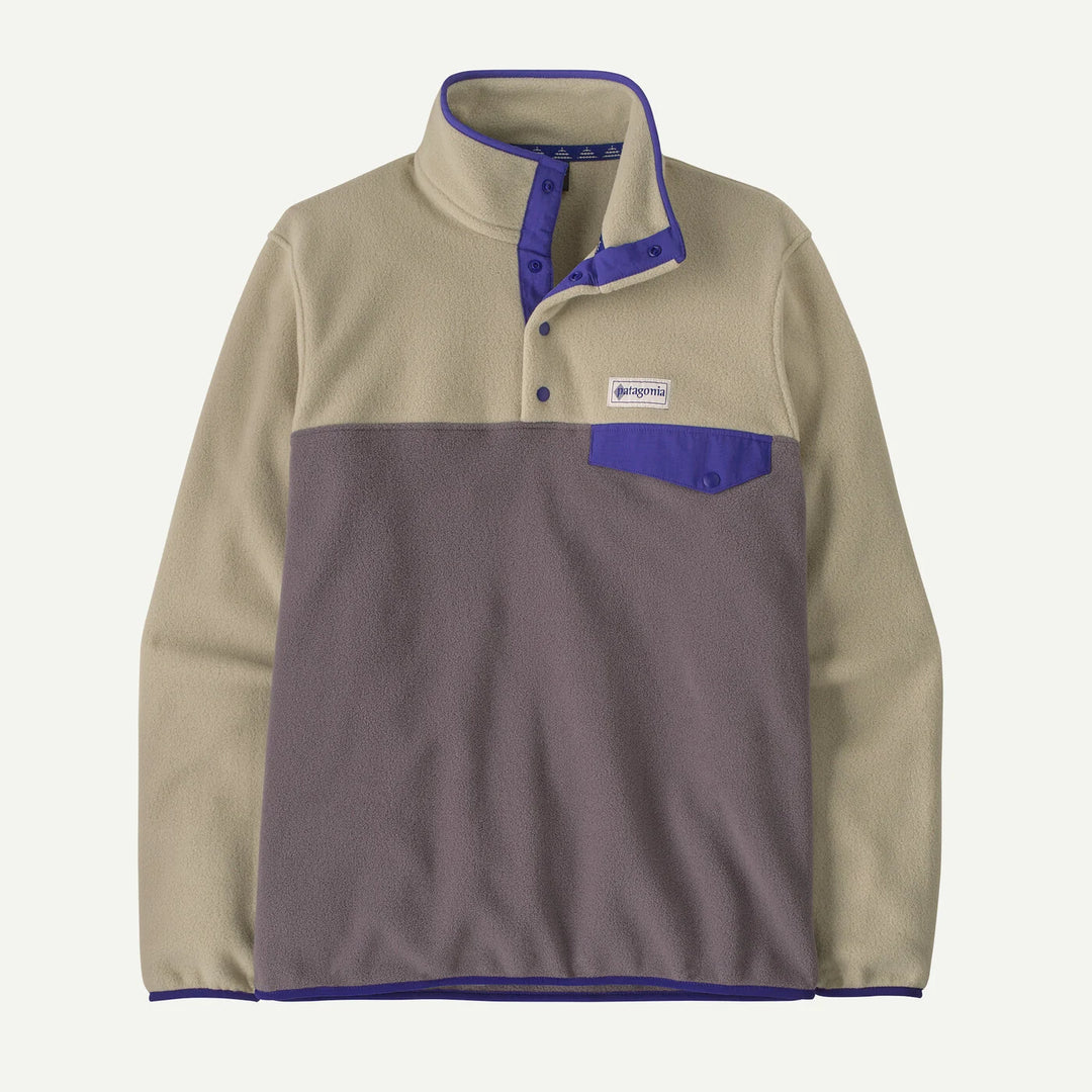 Patagonia Men's Lightweight Synchilla Snap-T Fleece Pullover - May Grey - Sun Diego Boardshop