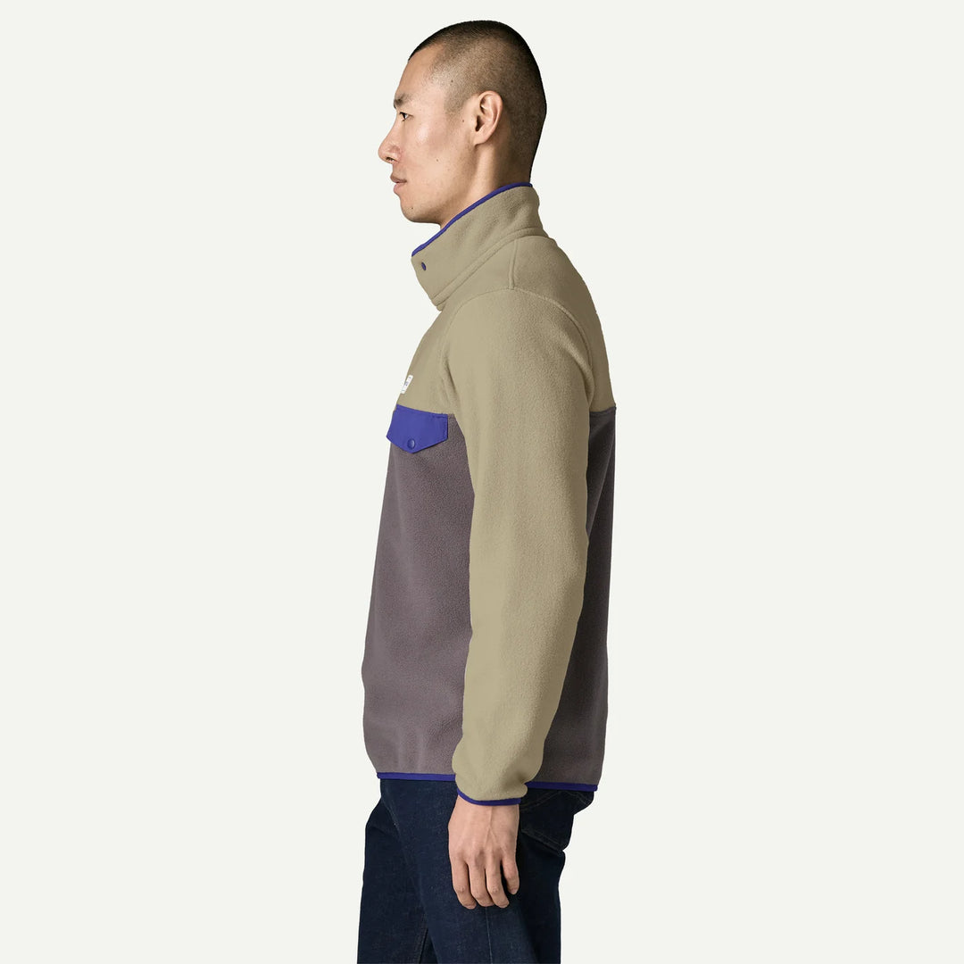 Patagonia Men's Lightweight Synchilla Snap-T Fleece Pullover - May Grey - Sun Diego Boardshop