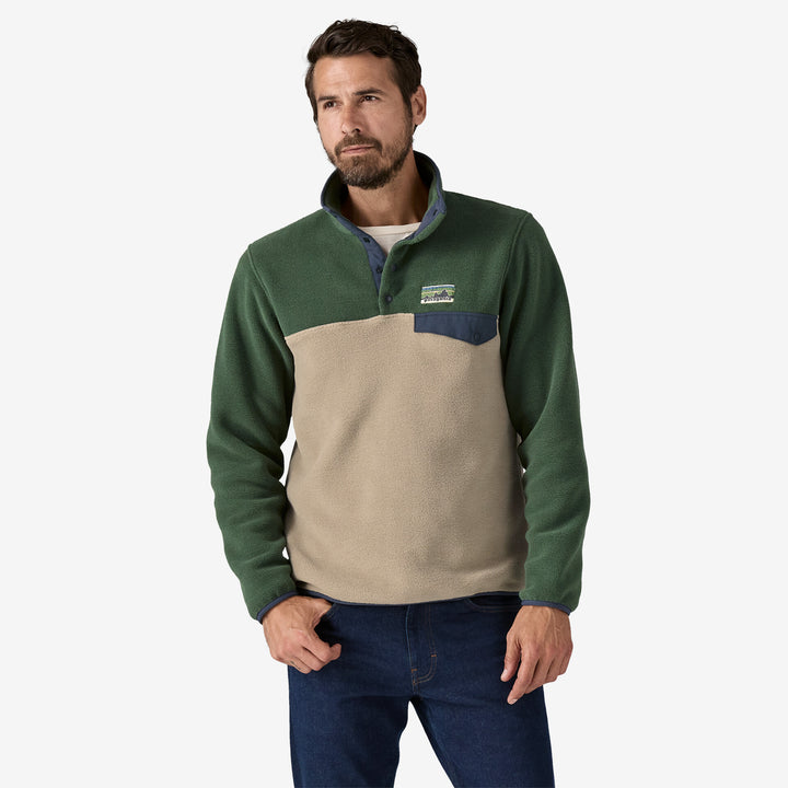 Patagonia Men's Lightweight Synchilla Snap-T Fleece Pullover - SEABIRD GREY - Sun Diego Boardshop