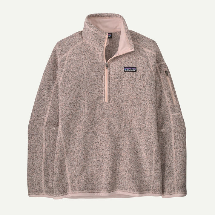 Patagonia Women's Better Sweater 1/4-Zip Fleece - Pink Frost - Sun Diego Boardshop