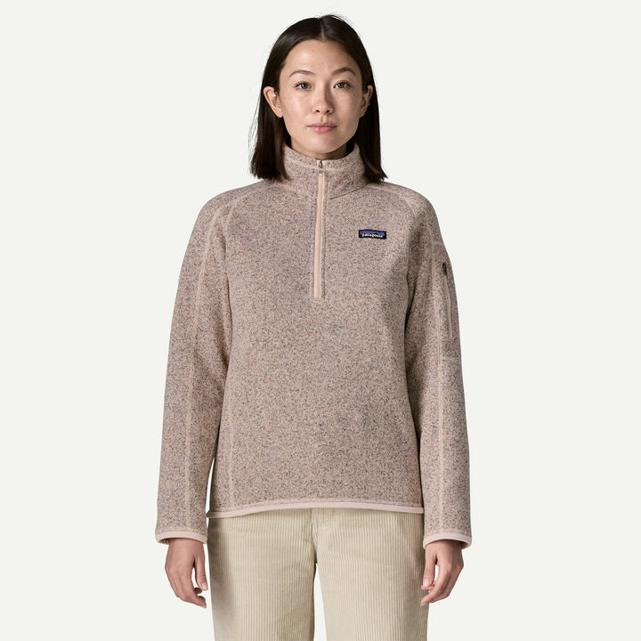 Patagonia Women's Better Sweater 1/4-Zip Fleece - Pink Frost - Sun Diego Boardshop