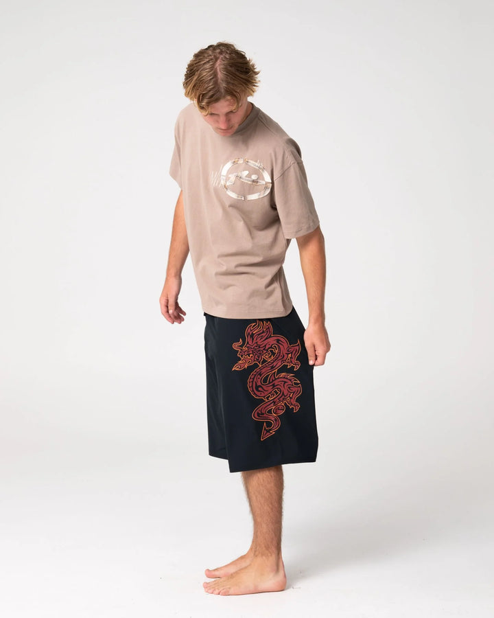 Rusty Men's Supahot Fire 24" Boardshort - Black - Sun Diego Boardshop
