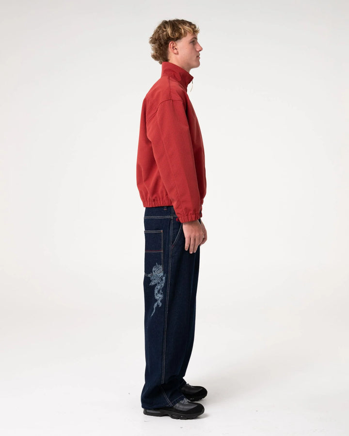 Rusty Men's Spyro Extra Baggy Jean - Raw Dawg Blue - Sun Diego Boardshop