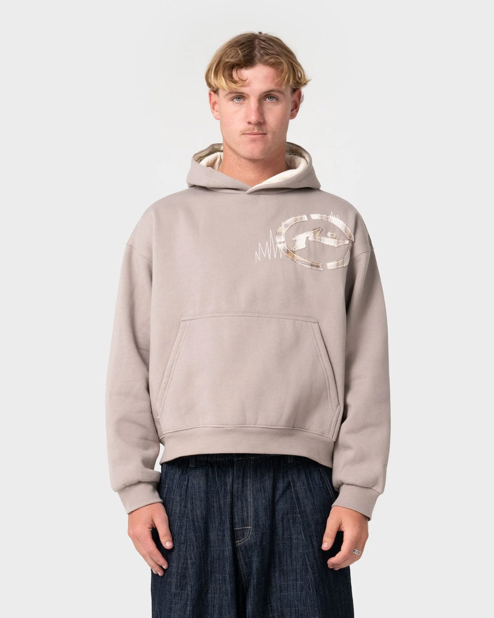 Rusty Men's Uncut Gems Fleece Hoodie - Stone - Sun Diego Boardshop