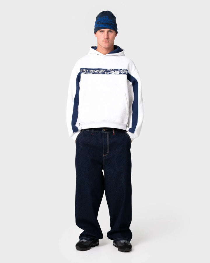 Rusty Men's Big Ticket Graphic Fleece Hoodie - Ecru Marle - Sun Diego Boardshop