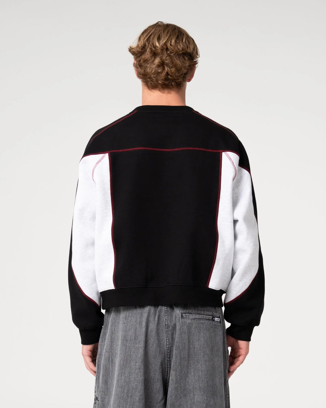 Rusty Men's Sawblaze Crew Fleece - Black - Sun Diego Boardshop