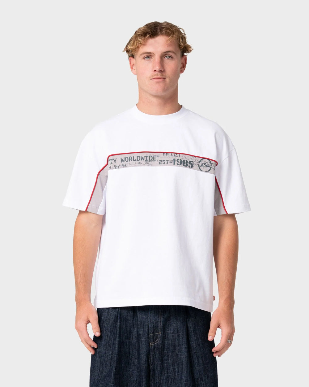 Rusty Men's Big Ticket Tee - White - Sun Diego Boardshop