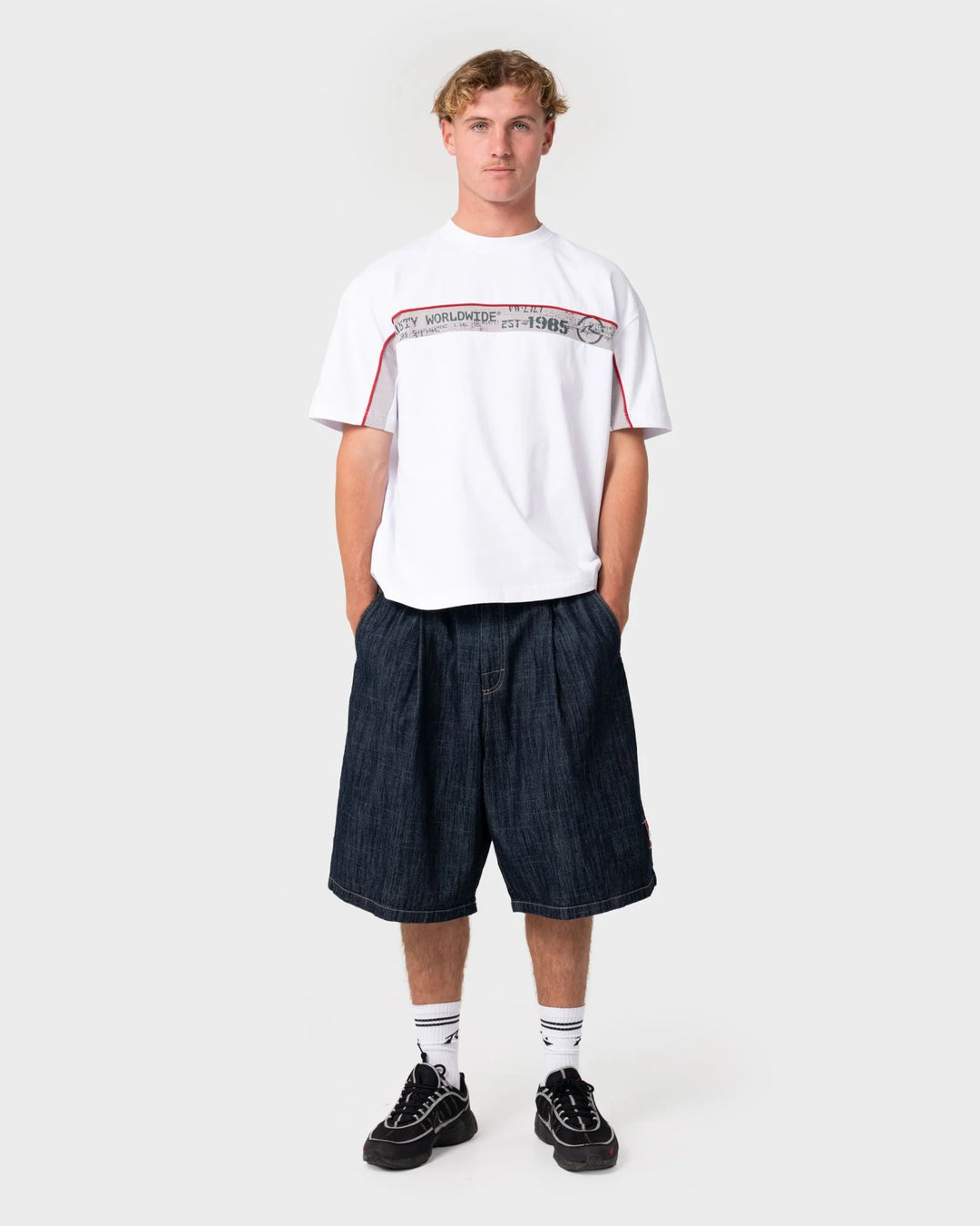 Rusty Men's Big Ticket Tee - White - Sun Diego Boardshop