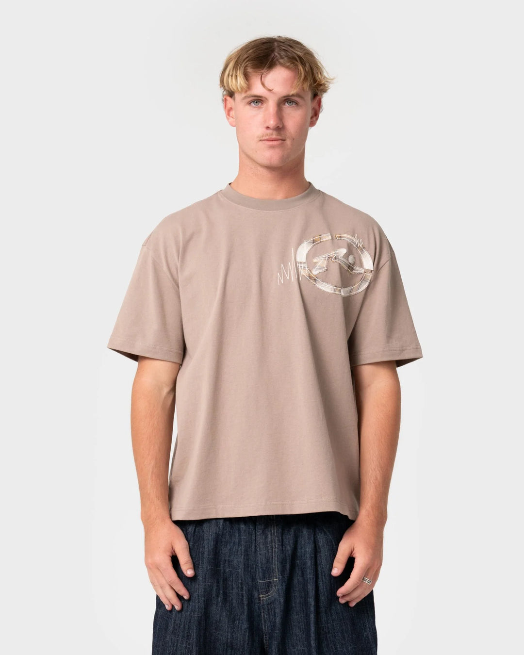 Rusty Men's Uncut Gems Tee - Mushroom - Sun Diego Boardshop