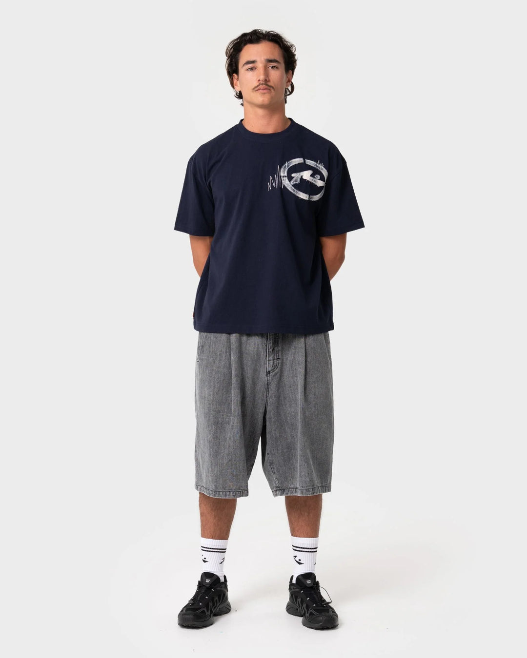 Rusty Men's Uncut Gems Tee - Navy Blue - Sun Diego Boardshop