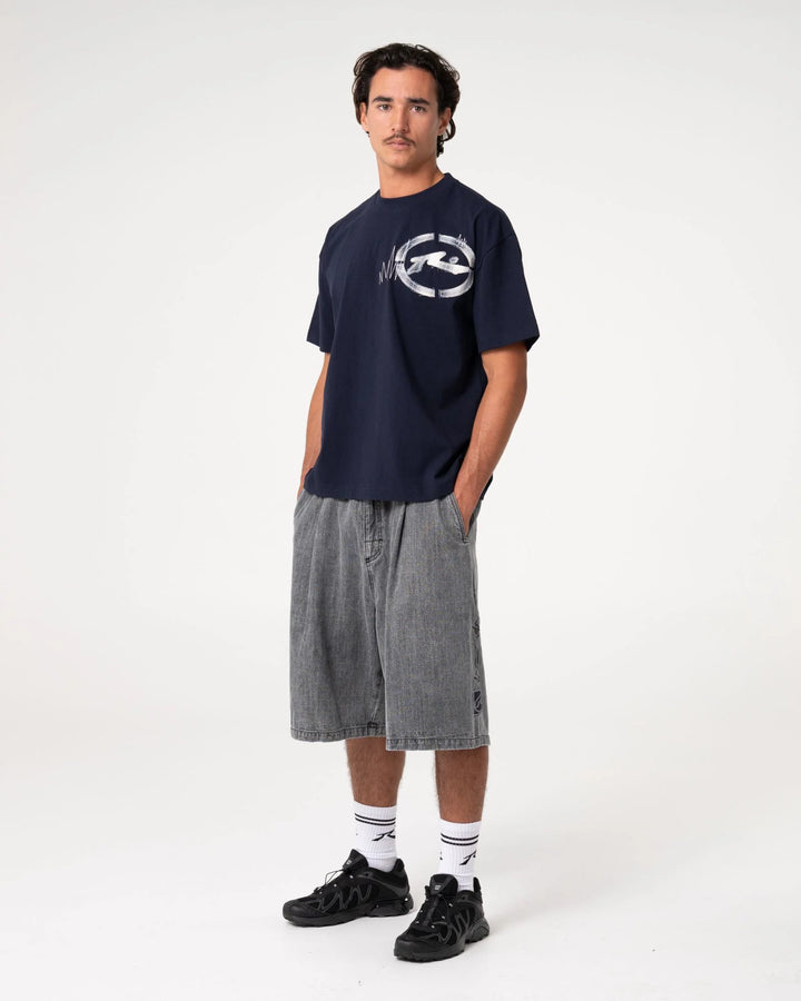 Rusty Men's Uncut Gems Tee - Navy Blue - Sun Diego Boardshop