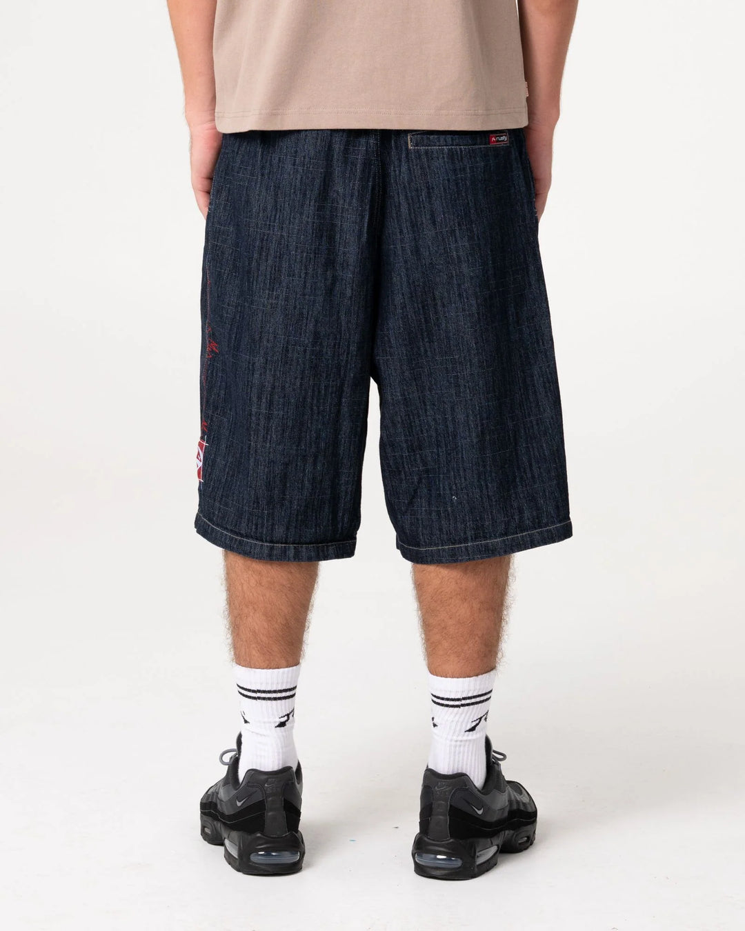 Rusty Men's Mista Slub Extra Baggy Short - Raw Dawg Blue - Sun Diego Boardshop
