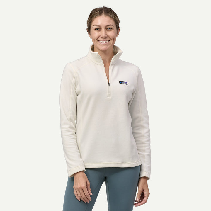 Patagonia Women's Micro D 1/4-Zip Fleece - BIRCH WHITE - Sun Diego Boardshop