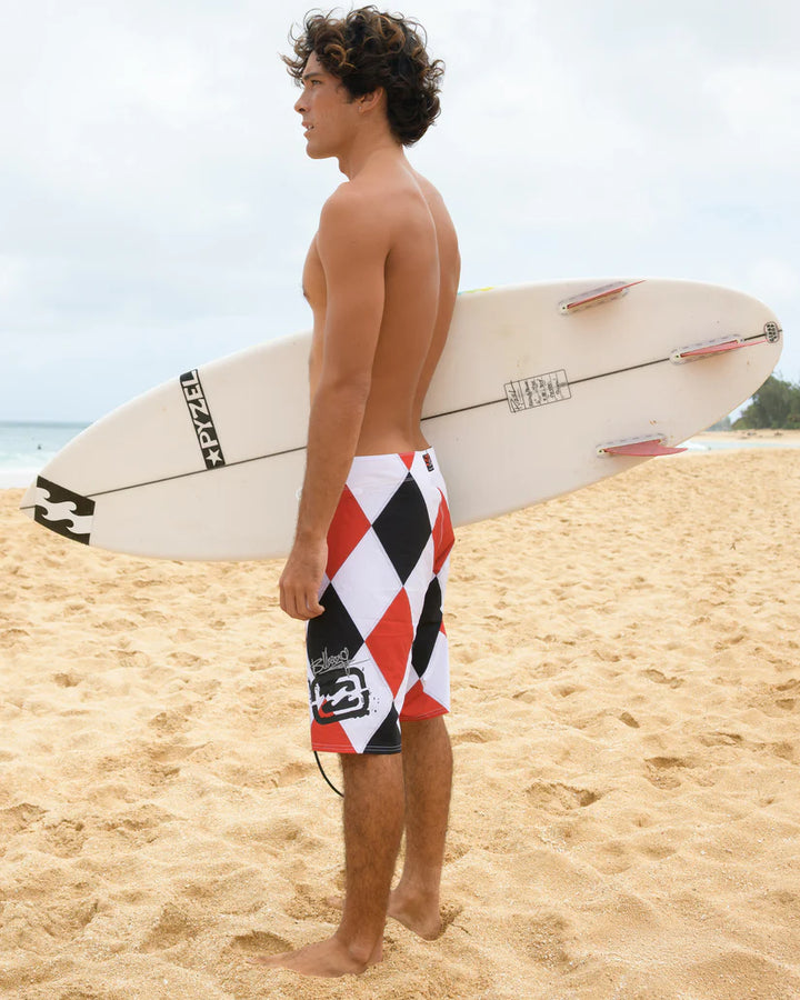Billabong A.I. Diamonds Pro Boardshorts - True Red - Sun Diego Boardshop