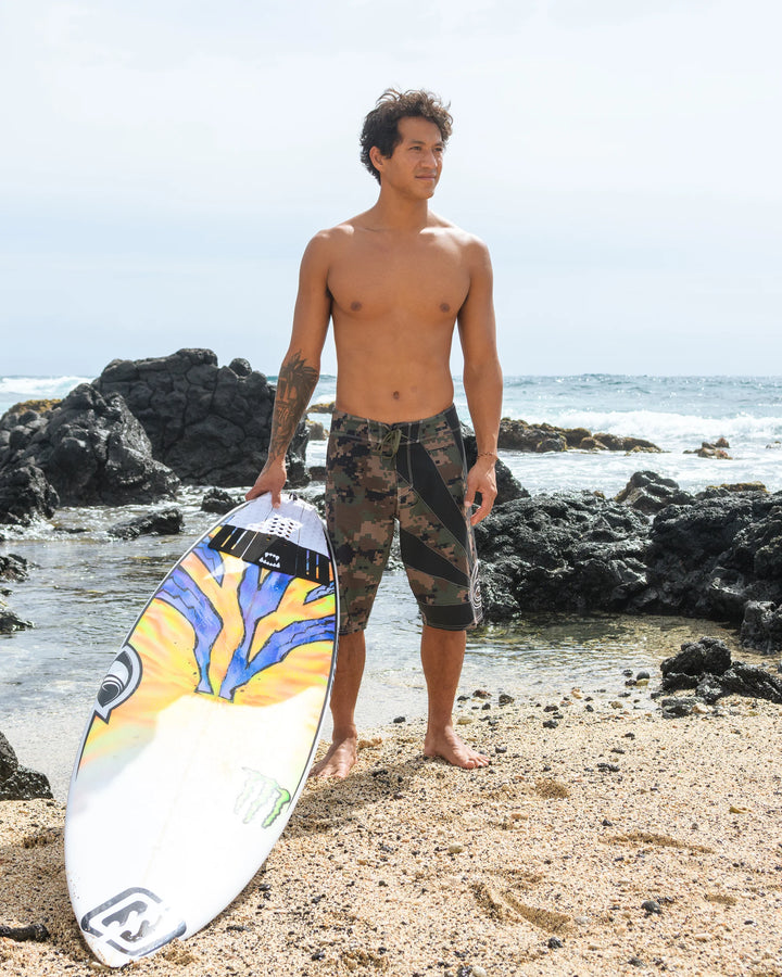 Billabong Men's A.I. Rising Sun Pro 22" Boardshorts - Dark Olive - Sun Diego Boardshop