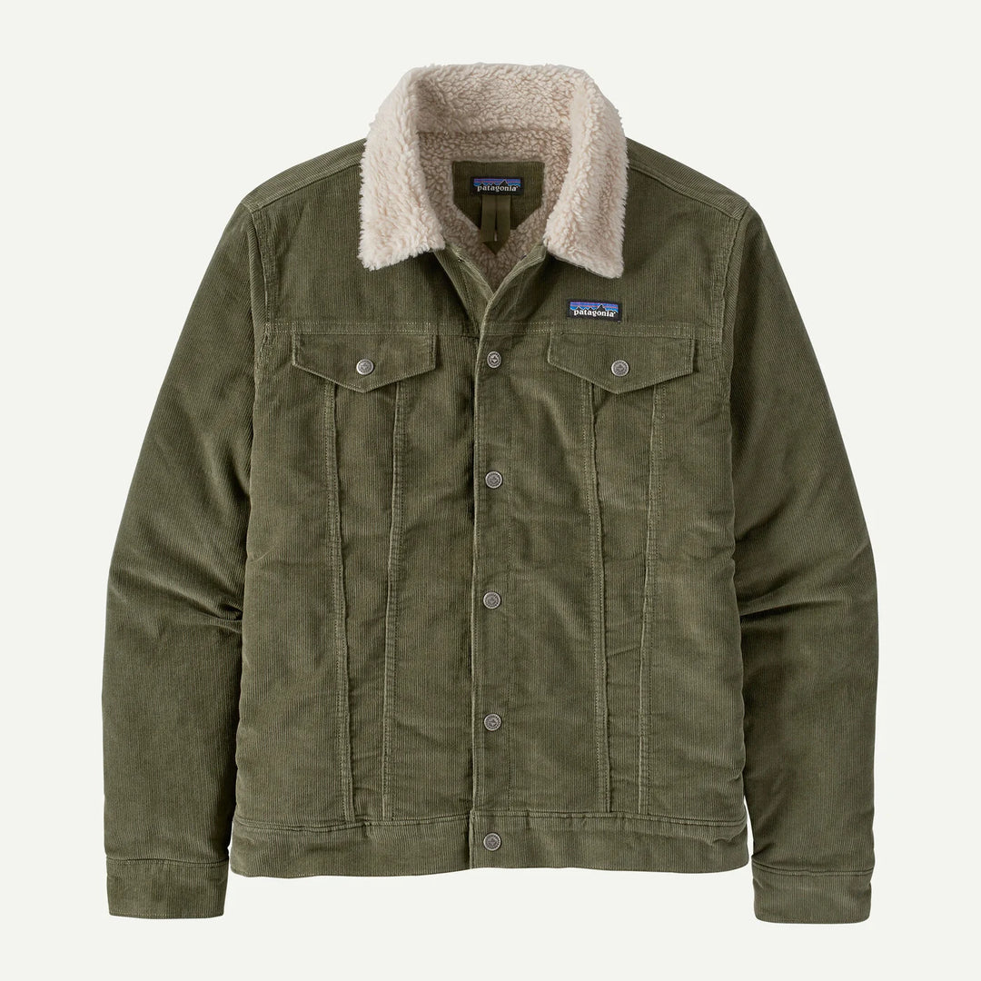 Patagonia Men's Pile-Lined Trucker Jacket - Basin Green - Sun Diego Boardshop
