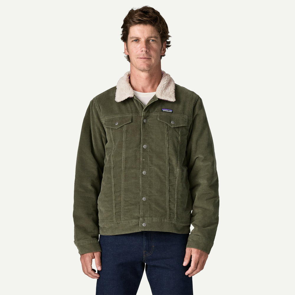 Patagonia Men's Pile-Lined Trucker Jacket - Basin Green - Sun Diego Boardshop
