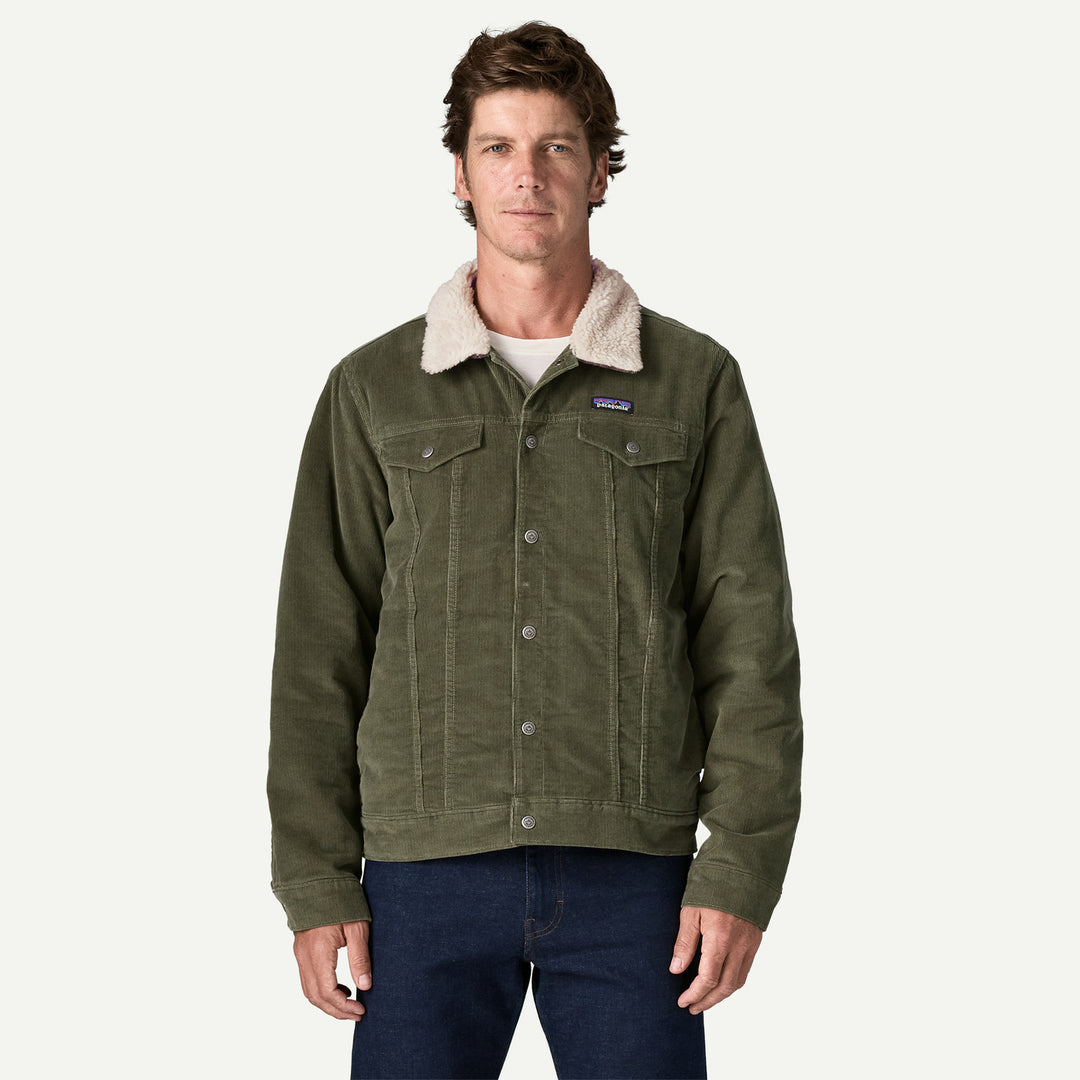 Patagonia Men's Pile-Lined Trucker Jacket - Basin Green - Sun Diego Boardshop