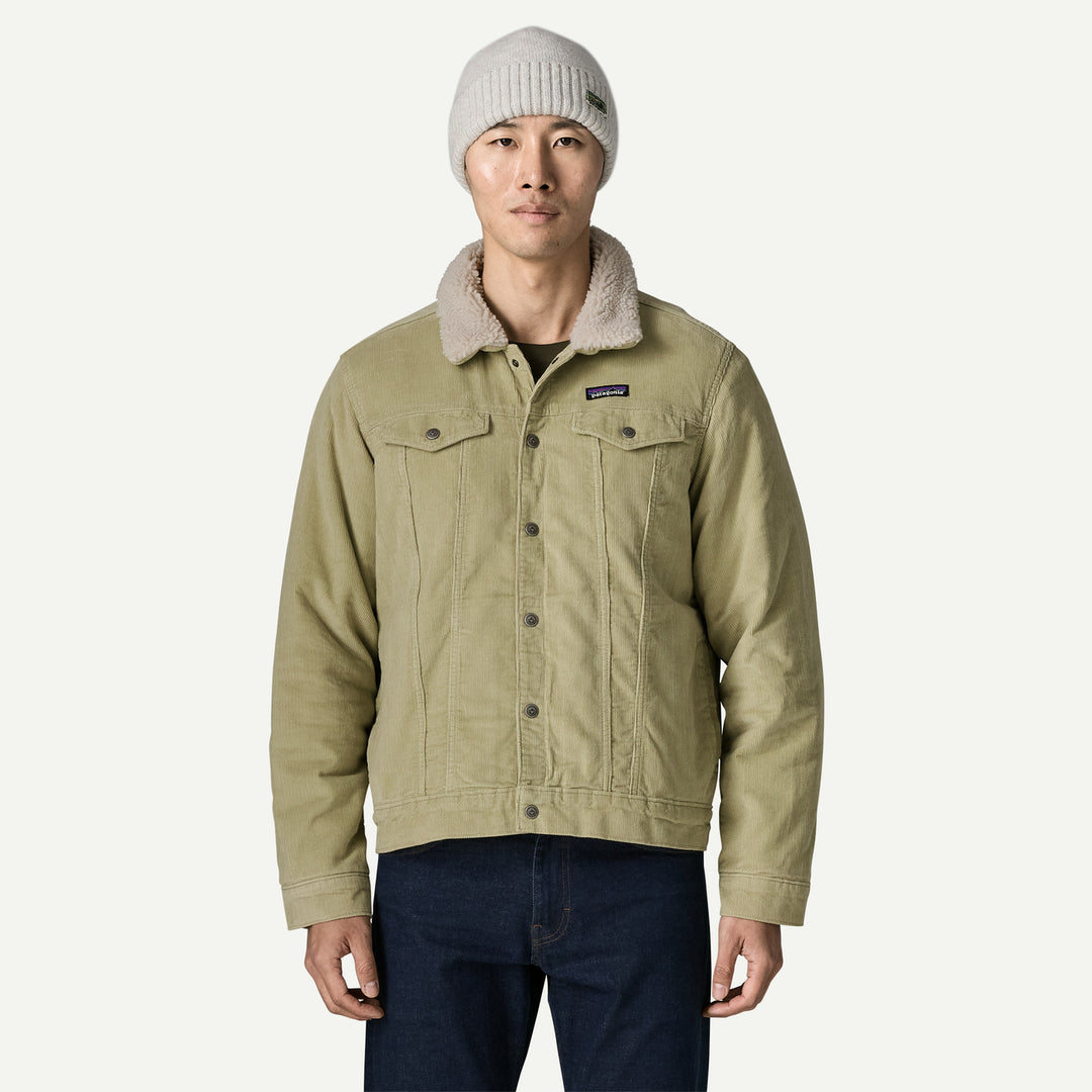Patagonia Men's Pile-Lined Trucker Jacket - Weathered Stone - Sun Diego Boardshop
