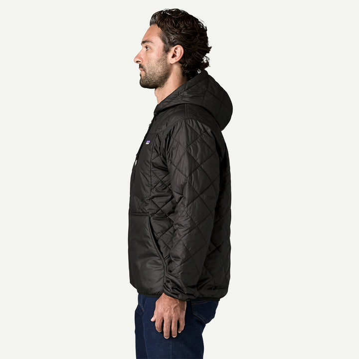 Patagonia Men's Diamond Quilted Bomber Hoody - Black W Black - Sun Diego Boardshop