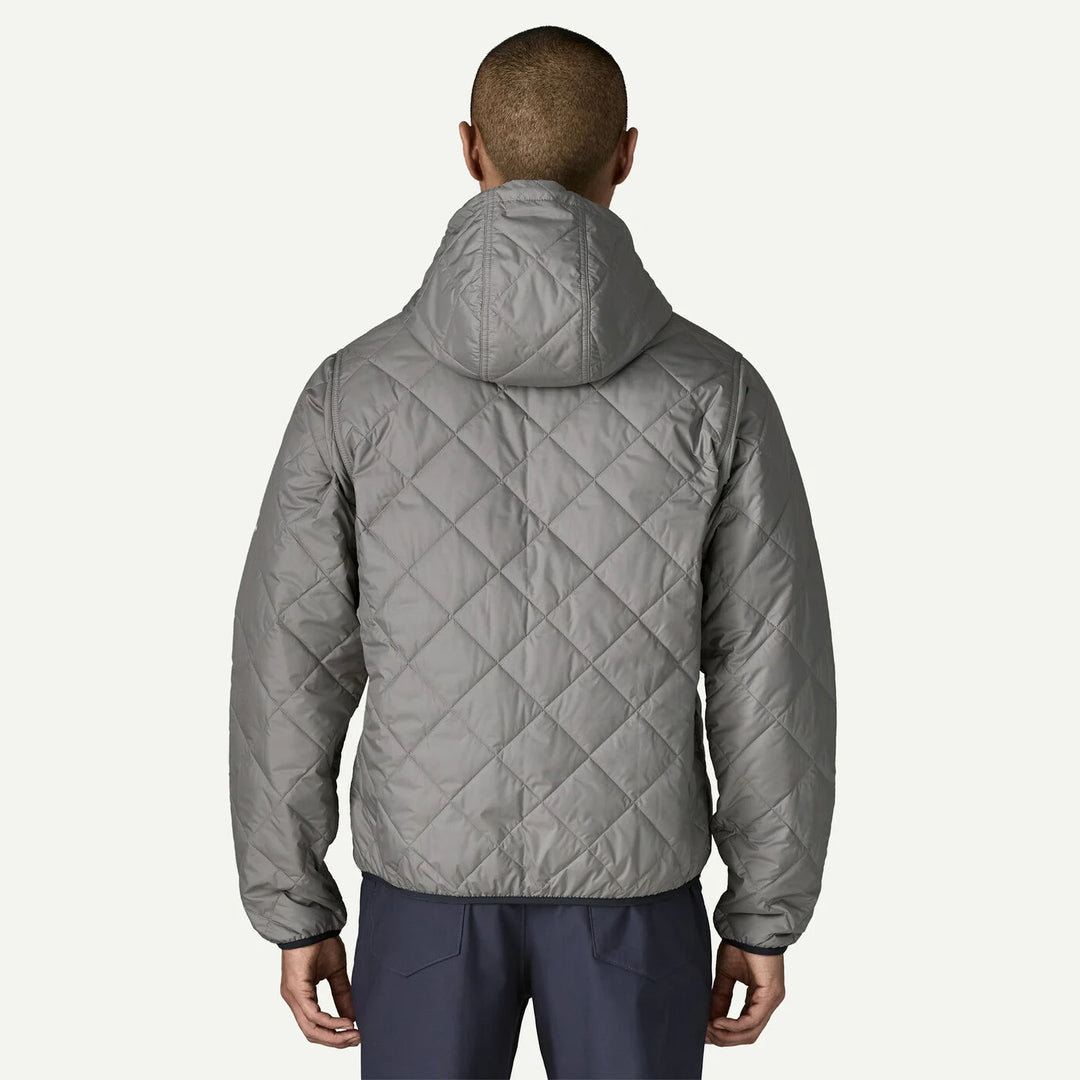 Patagonia Diamond Quilted Bomber Hoody - Forever Grey - Sun Diego Boardshop