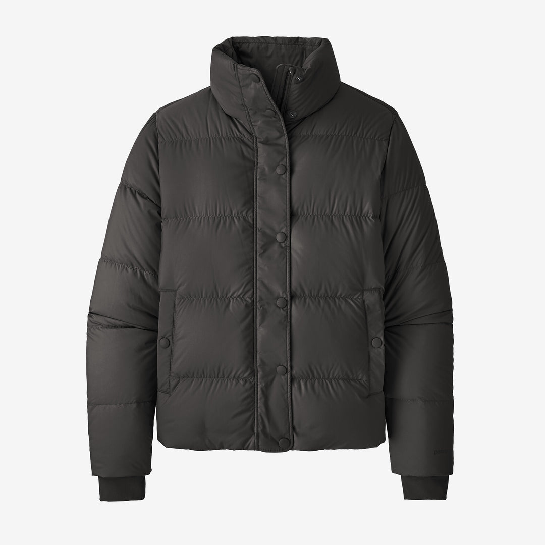 Patagonia Women's Silent Down Jacket - BLACK - Sun Diego Boardshop