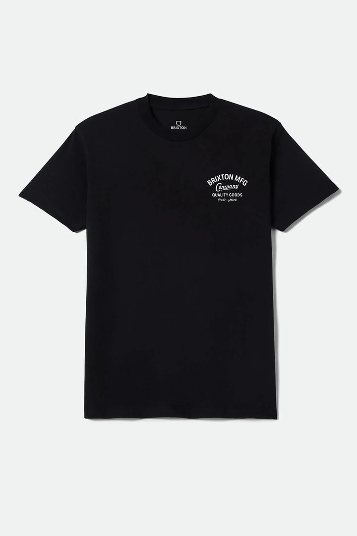 Brixton Men's Straton Standard T-Shirt - Black - Sun Diego Boardshop