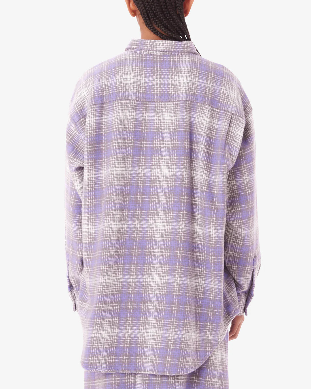 Obey BELMONT PLAID SHIRT - ASTER PURPLE - Sun Diego Boardshop