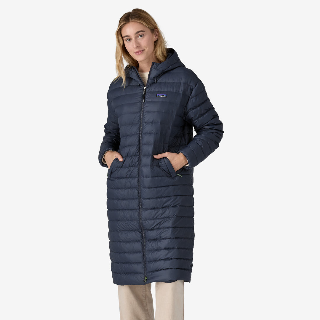 Patagonia Women's Recycled Down Sweater Parka - PITCH BLUE - Sun Diego Boardshop