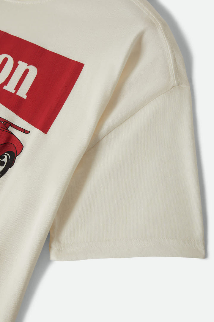 Brixton World Champion Oversized Boyfriend T-Shirt - Off White - Sun Diego Boardshop