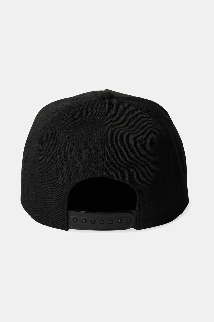 Brixton Charging Buffalo Netplus Snapback - BLACK - Sun Diego Boardshop