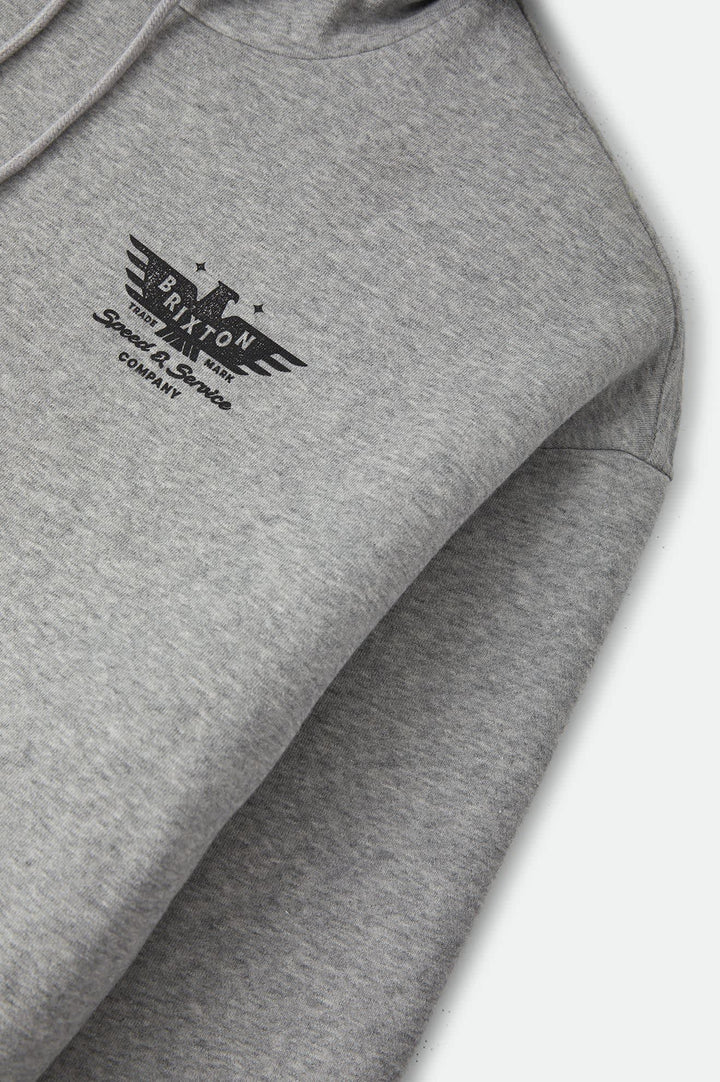 Brixton Men's Ewing Hood - Heather Grey - Sun Diego Boardshop