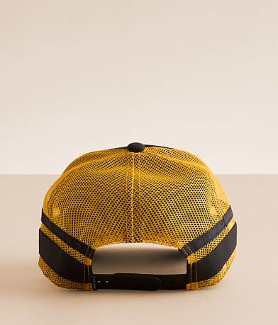 Brixton Brixton X Ford Built Ford Tough Trucker Hat - Burnt Rubber/Empire Yellow - Sun Diego Boardshop