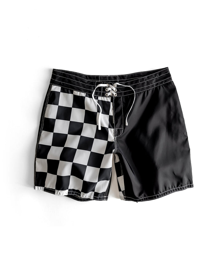Birdwell 300 Boardshorts - Checker Black - Sun Diego Boardshop
