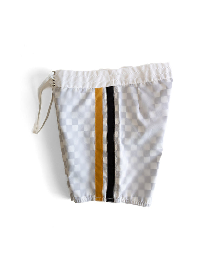 Birdwell 300 Boardshorts - Checkmate White - Sun Diego Boardshop