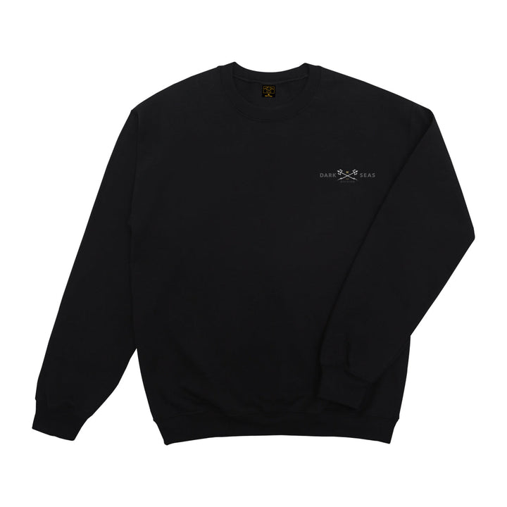 Dark Seas HEADMASTER CREWNECK - BLACK - Sun Diego Boardshop