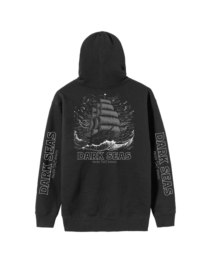 Dark Seas Dead Of Nite Pullover Hood - Asphalt