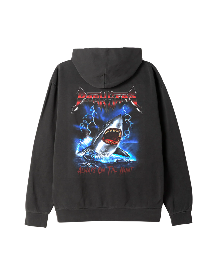 Dark Seas Tidal Terror Pullover Hood - Pigment Black - Sun Diego Boardshop