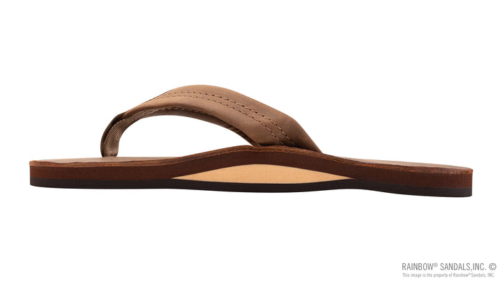 Rainbow Men's Luxury Leather Single Layer Arch - Nogales Wood - Sun Diego Boardshop