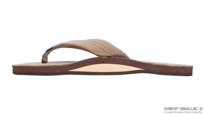 RAINBOW Womens Premier Leather Sandals (Wide) - DARK BROWN - Sun Diego Boardshop