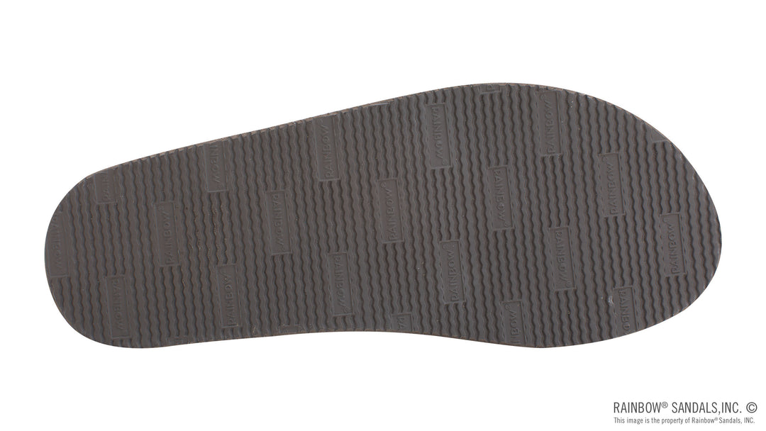 Rainbow Men's Single Layer Premier Leather with Arch Support 1" Strap - Expresso - Sun Diego Boardshop