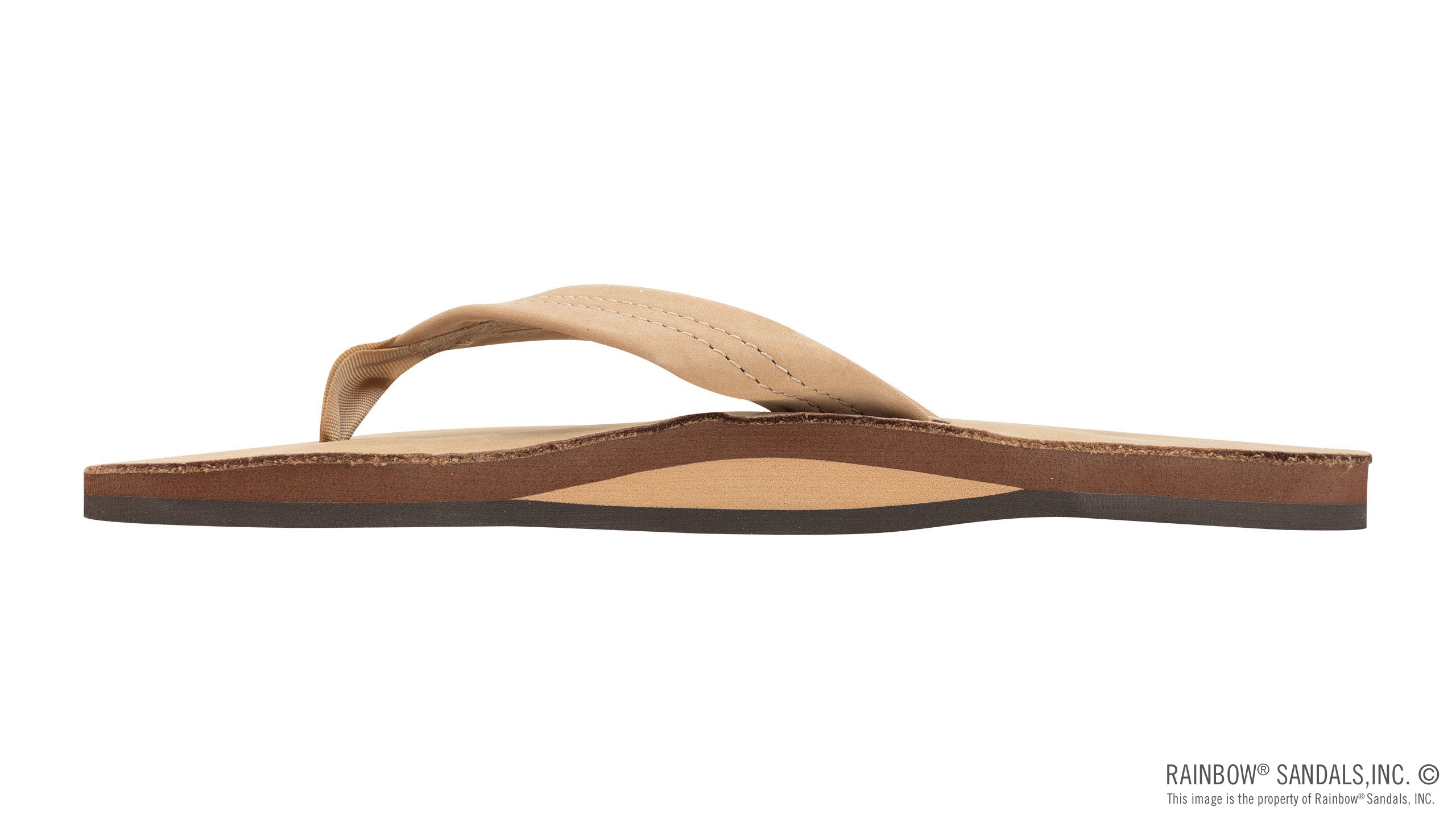 Rainbow Sandals Men's Single Layer Premier Leather with Arch