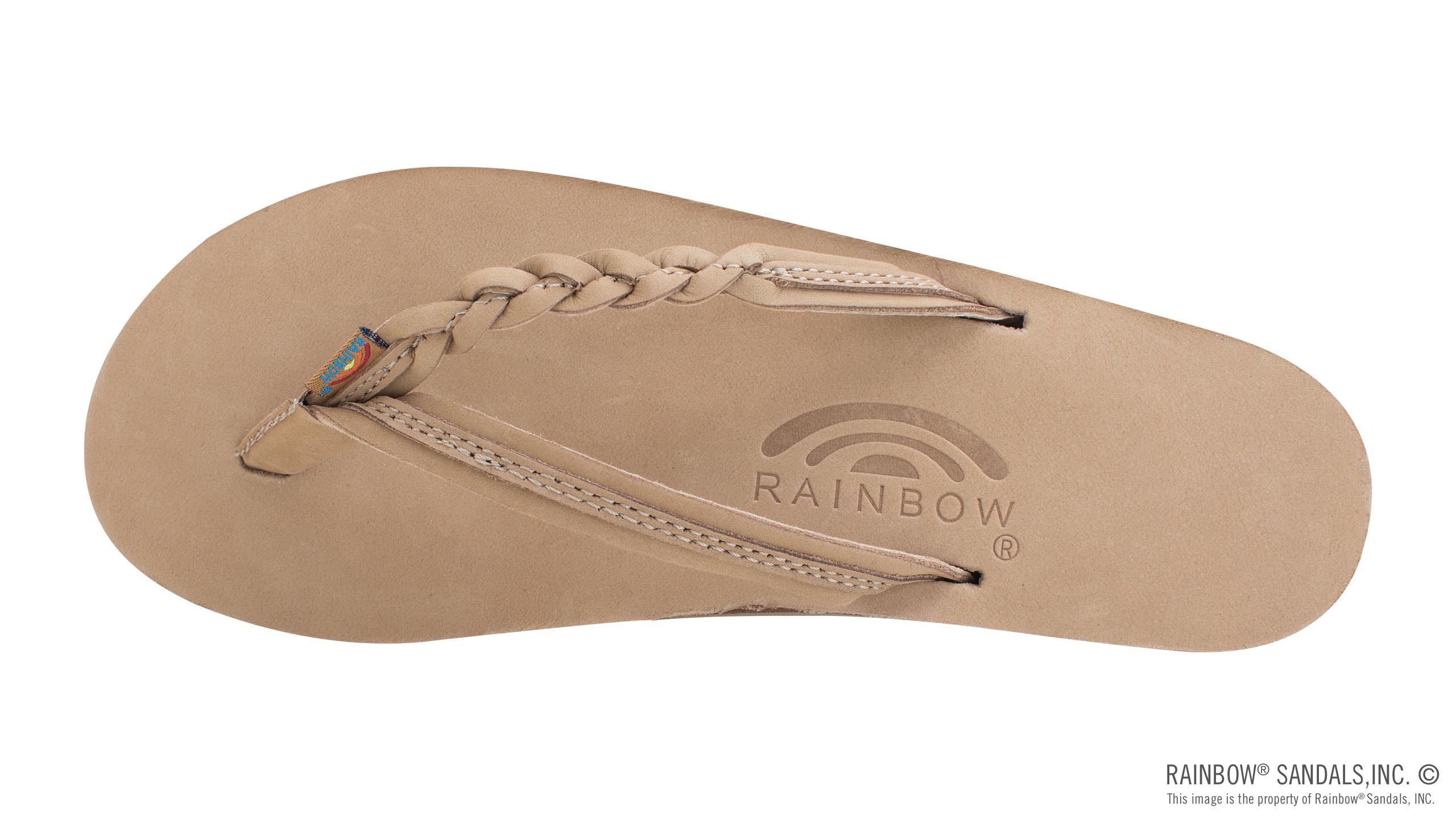 Rainbow flip flops sierra brown hotsell
