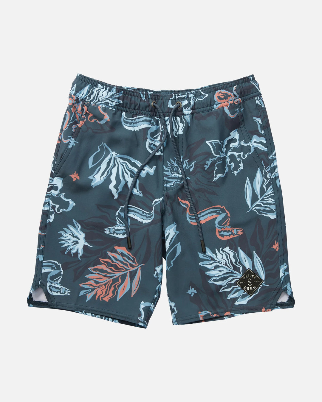 Salty Crew Lowtide Elastic Boardshort - DARK SLATE - Sun Diego Boardshop