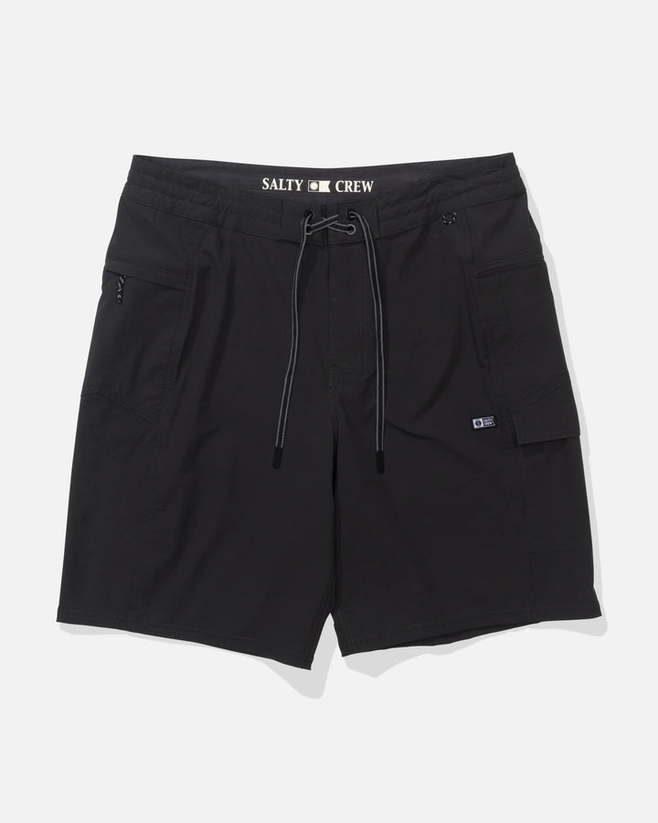 Salty Crew Men's Flagship 20 Boatshort - Matte Black