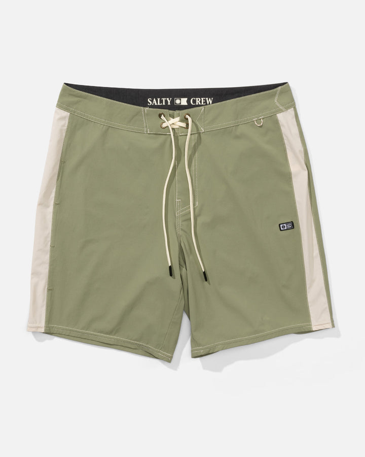 Salty Crew Channel Boardshort - Oil Green - Sun Diego Boardshop
