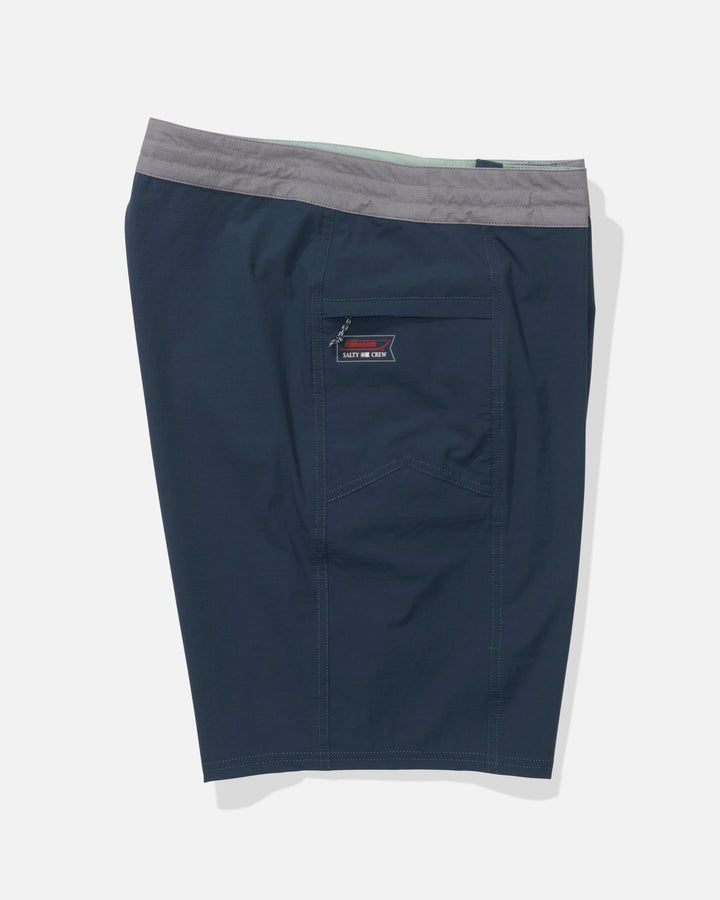 Salty Crew Men's Whaler Flagship 20" Boatshort - Dark Navy